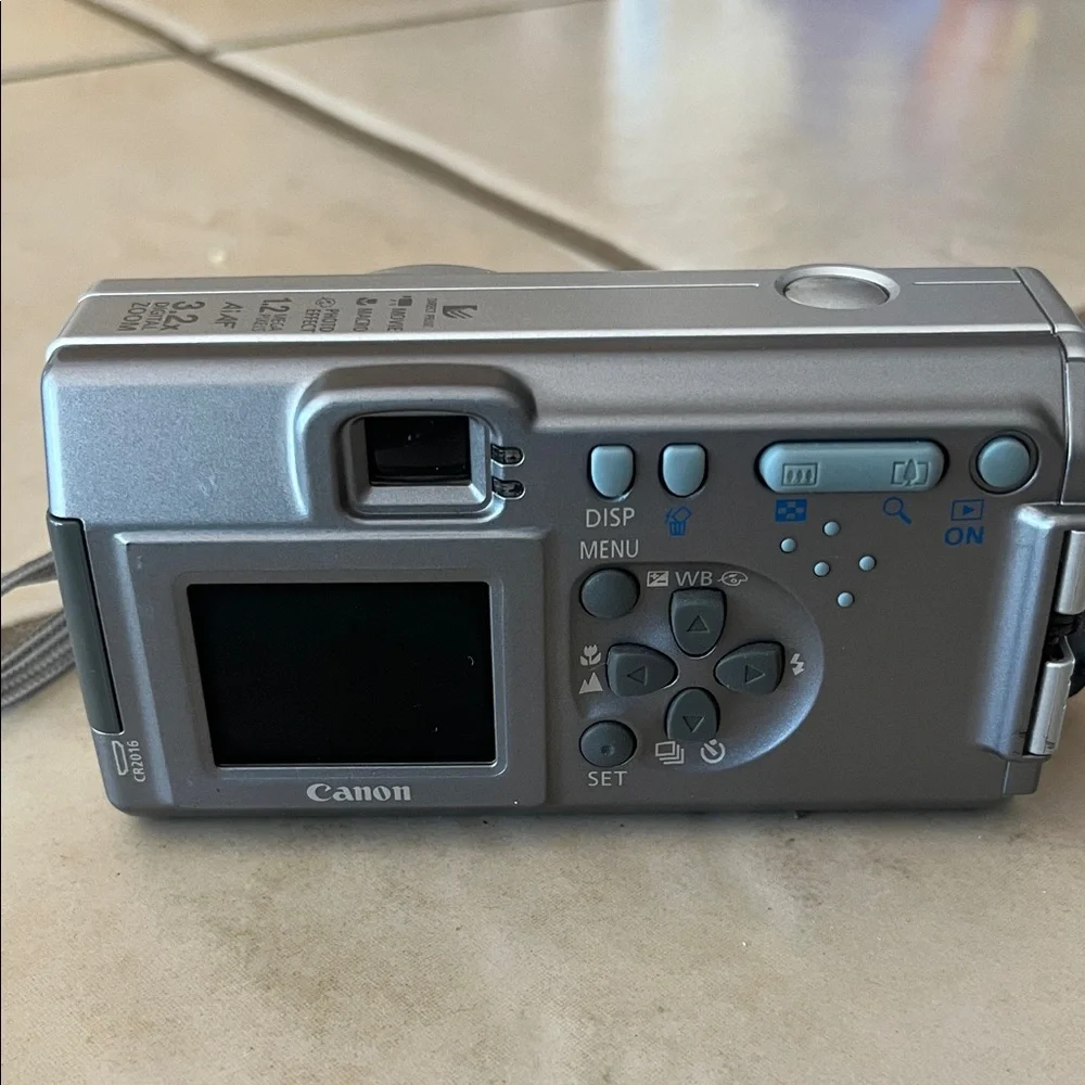 Canon PowerShot A100 Digital Camera - Silver and Black